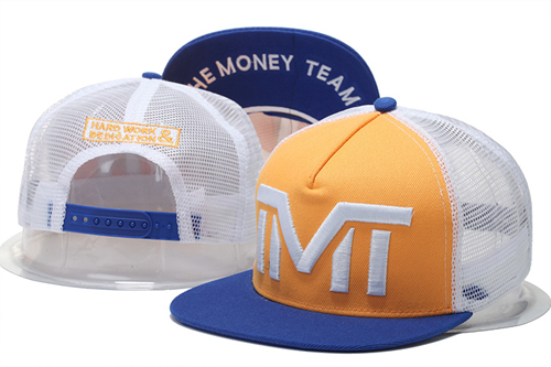 The Money Team White Logo Yellow Adjustable Hat GS