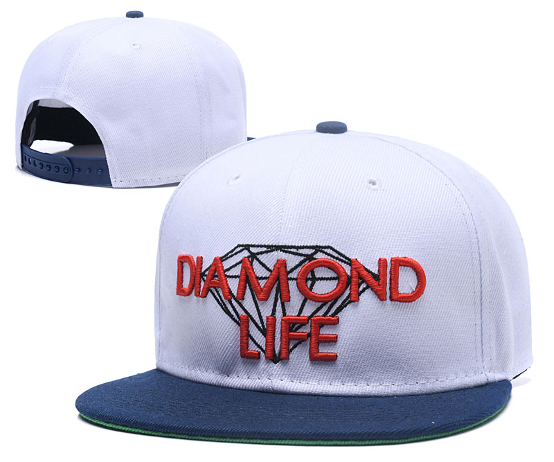 Diamond White Fashion Adjustable Hat GS