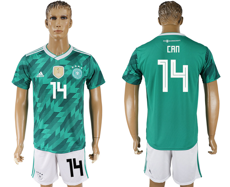 Germany 14 CAN Away 2018 FIFA World Cup Soccer Jersey
