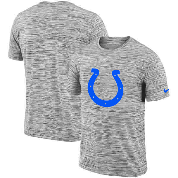 Men's Indianapolis Colts Nike Heathered Black Sideline Legend Velocity Travel Performance T Shirt