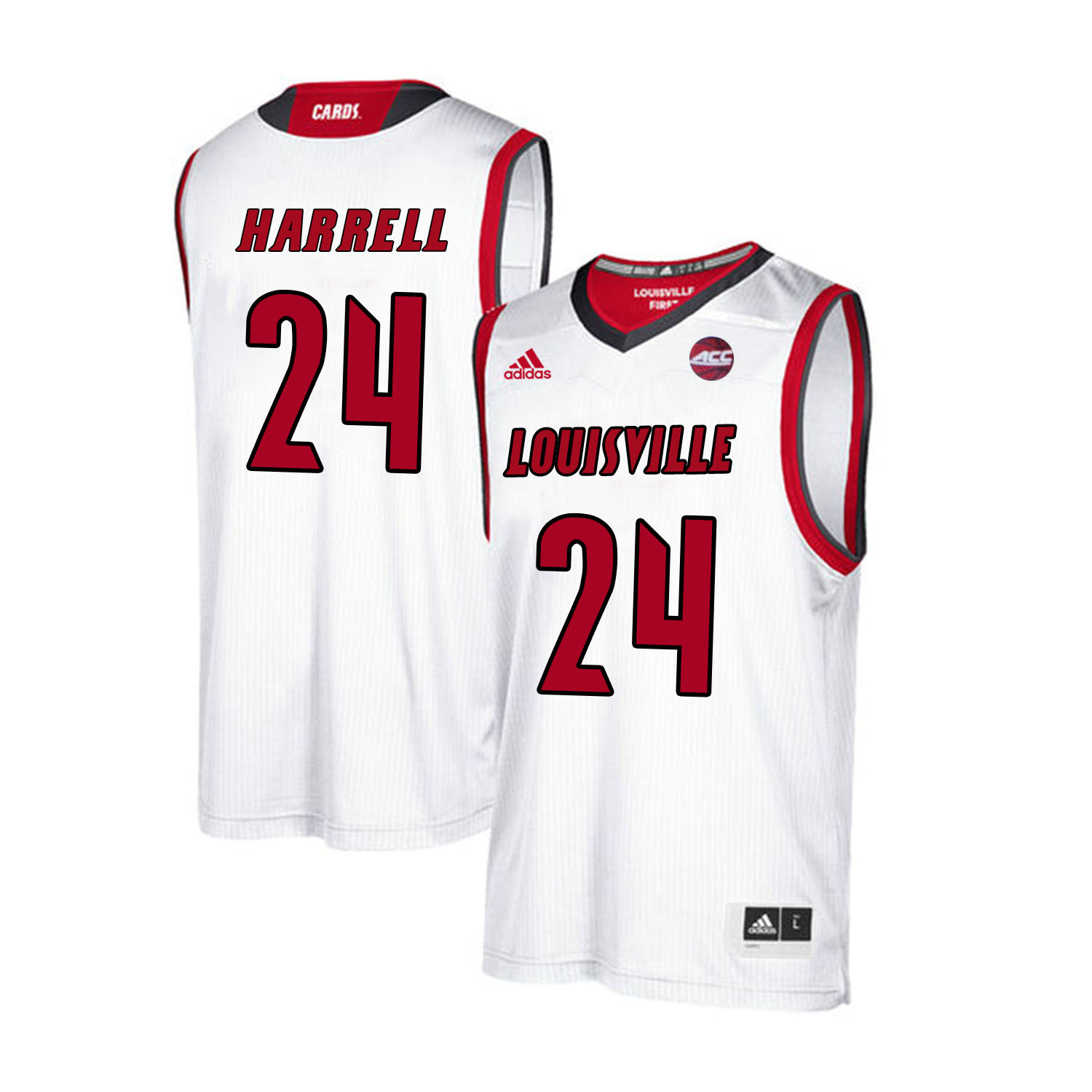 Louisville Cardinals 24 Montrezl Harrell White College Basketball Jersey