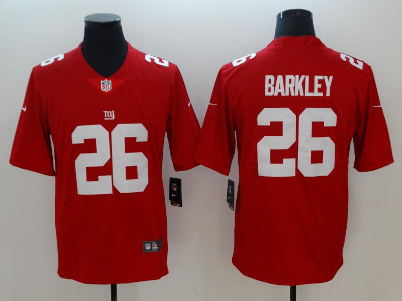 Nike Giants 26 Saquon Barkley Red Youth Vapor Untouchable Limited Jersey