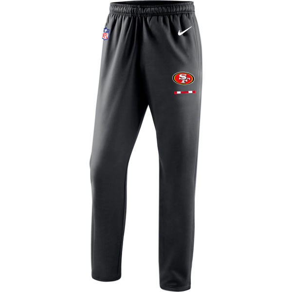San Francisco 49ers Nike Sideline Team Logo Performance Pants Black