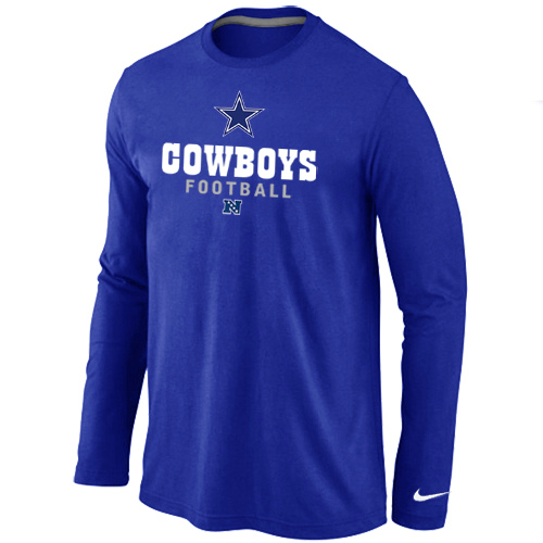 Nike Dallas Cowboys Critical Victory Long Sleeve T-Shirt Blue