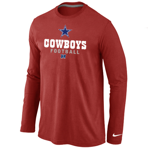 Nike Dallas Cowboys Critical Victory Long Sleeve T-Shirt Red