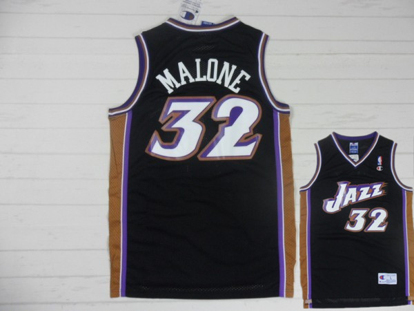 Jazz 32 Malone Black New Revolution 30 Jerseys