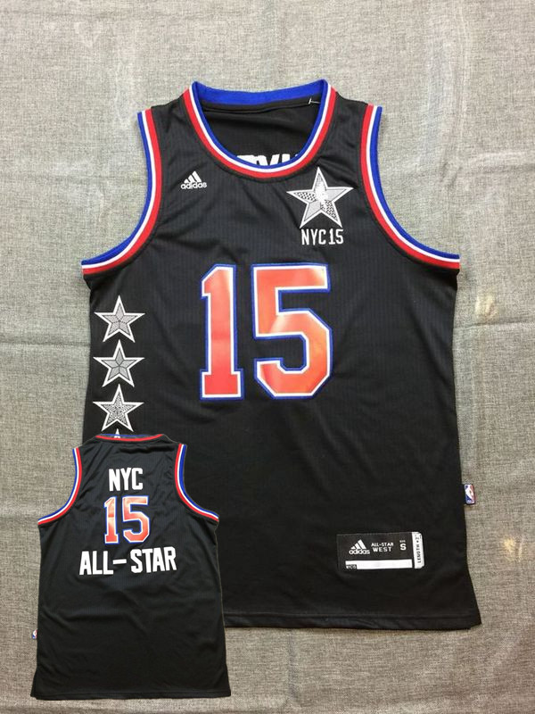 2015 NBA All-Star NYC Western Conference 15 NYC Black Jerseys