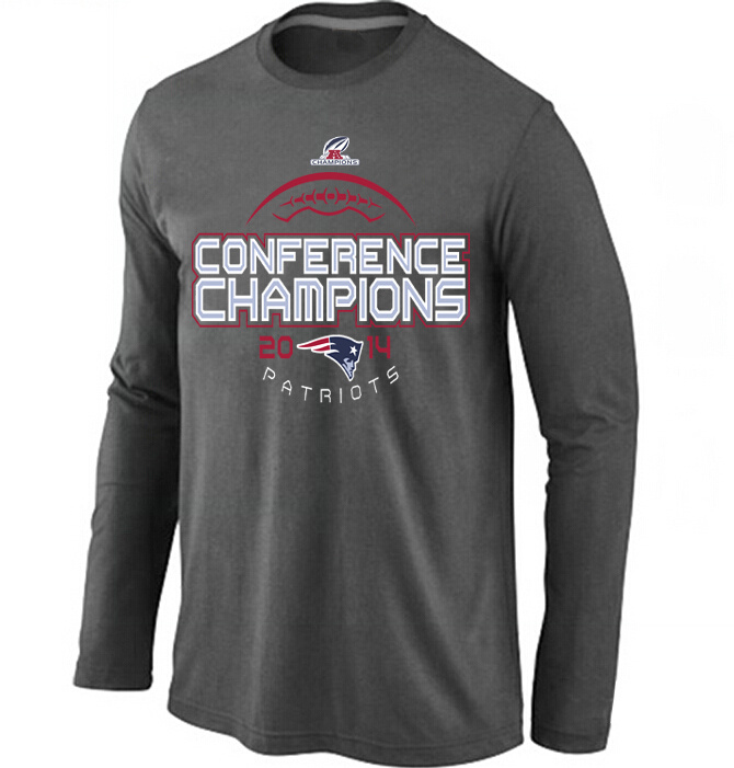 Nike Patriots D.Grey Long Sleeve Men T-Shirts02
