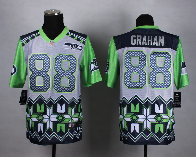 Nike Seahawks 88 Graham Noble Fashion Elite Jerseys