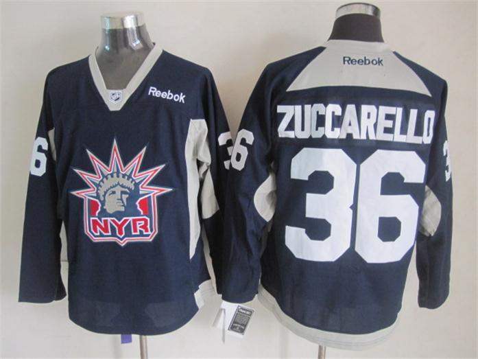 Rangers 36 Zuccarello Navy Blue Inaugural Statue of Liberty Throwback Jerseys