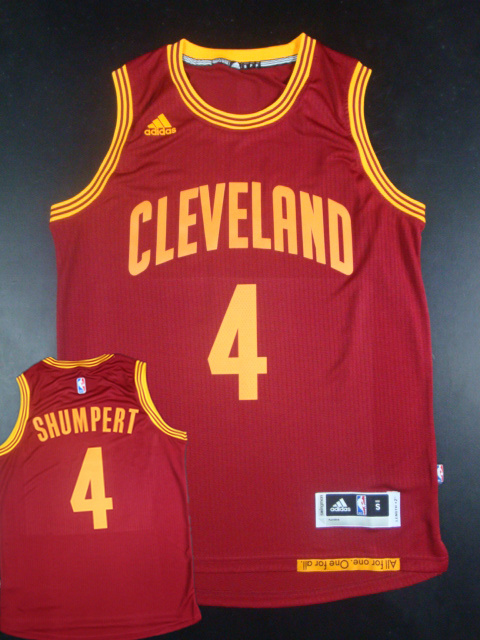 Cavaliers 4 Shumpert Red 2014-15 Hot Printed New Rev 30 Jersey