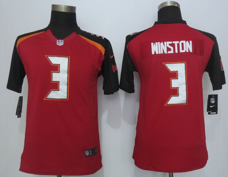 Nike Buccaneers 3 Winston Red Youth Limited Jersey