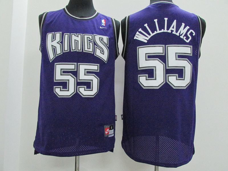 Kings 55 Williams Purple New Revolution 30 Jersey