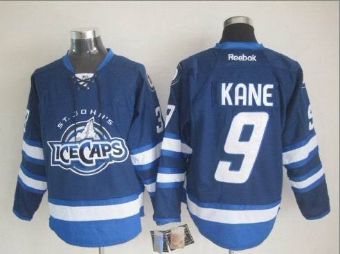 St. John's IceCaps 9 Kane Blue Reebok Jerse