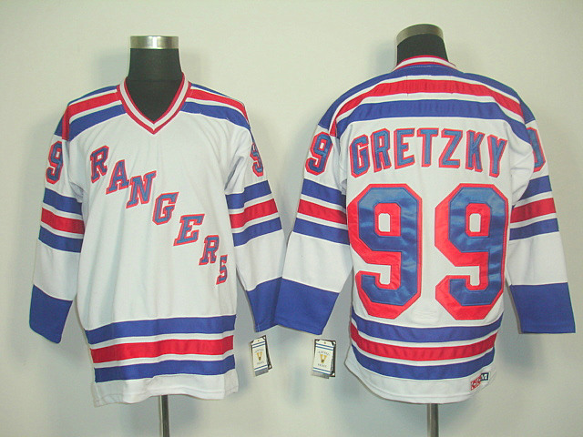 Rangers 99 Gretzky White New Jerseys