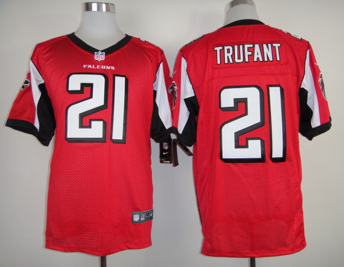 Nike Falcons 21 Desmond Trufant Red Elite Jersey