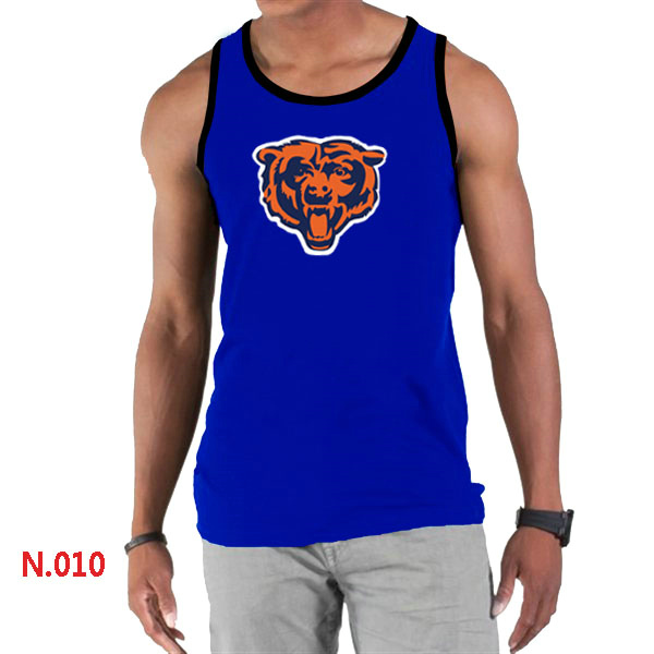 Nike Bears Sideline Legend Logo men Tank Top Blue2