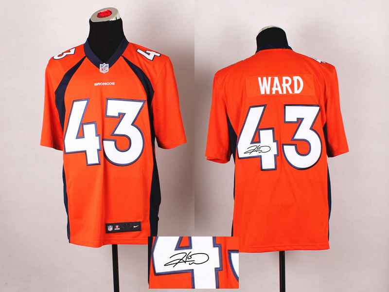 Nike Broncos 43 Ward Orange Signature Edition Elite Jerseys