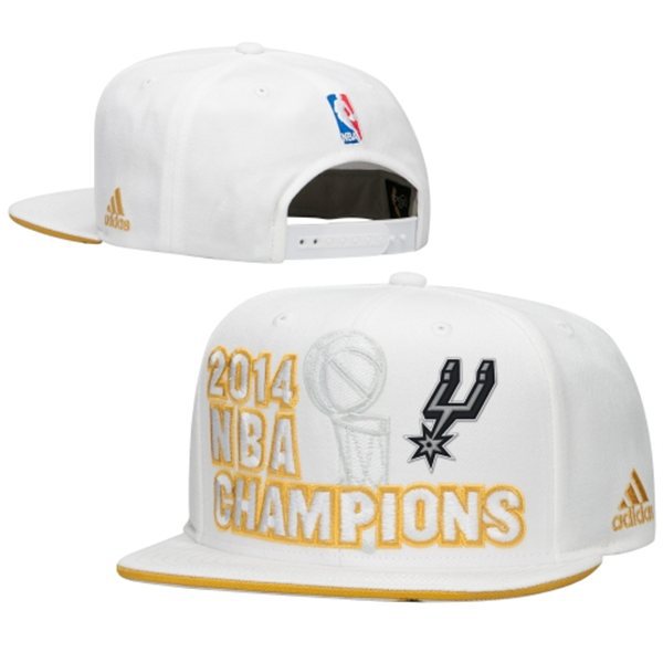 San Antonio Spurs adidas NBA 2014 LR Finals Champ Snapback Cap