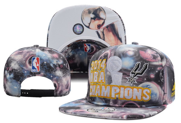 Spurs adidas NBA 2014 LR Finals Champ Snapback Cap