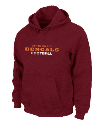 Nike Bengals Red Pullover Hoodie