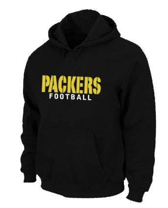 Nike Packers Black Pullover Hoodie