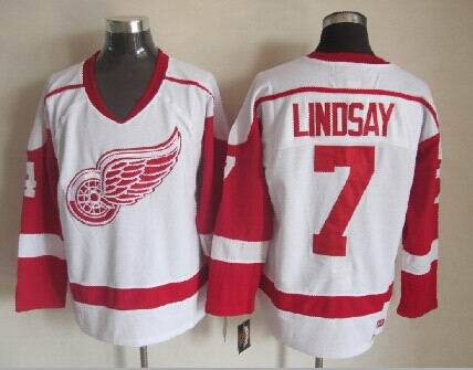 Red Wings 7 Lindsay White Jerseys