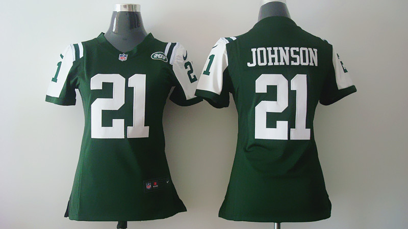 Nike Jets 21 Johnson Green Game Jerseys