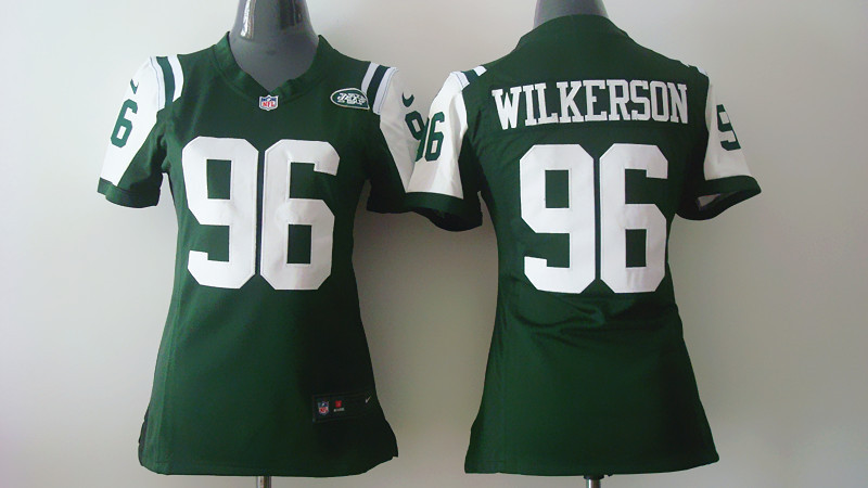 Nike Jets 96 Wilkerson Green Women Game Jerseys