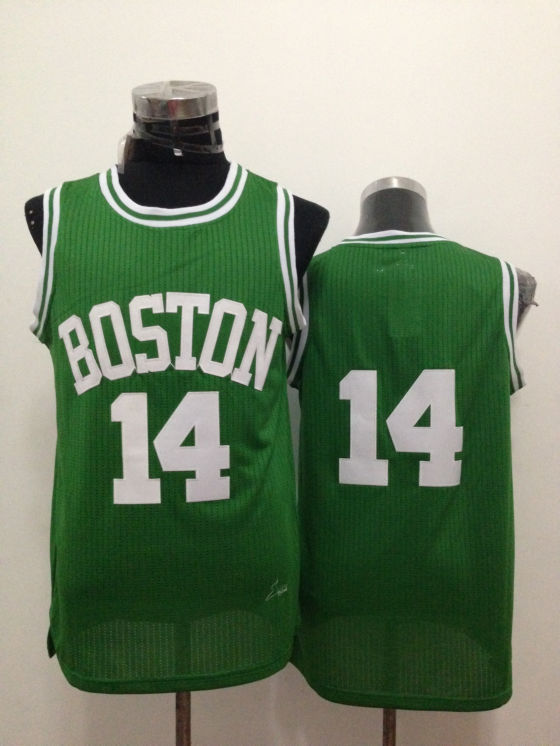 Celtics 14 Bob Cousy Green Throwback Jerseys