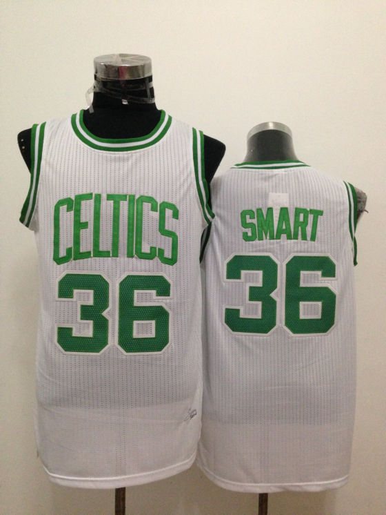 Celtics 36 Smart White New Revolution 30 Jerseys