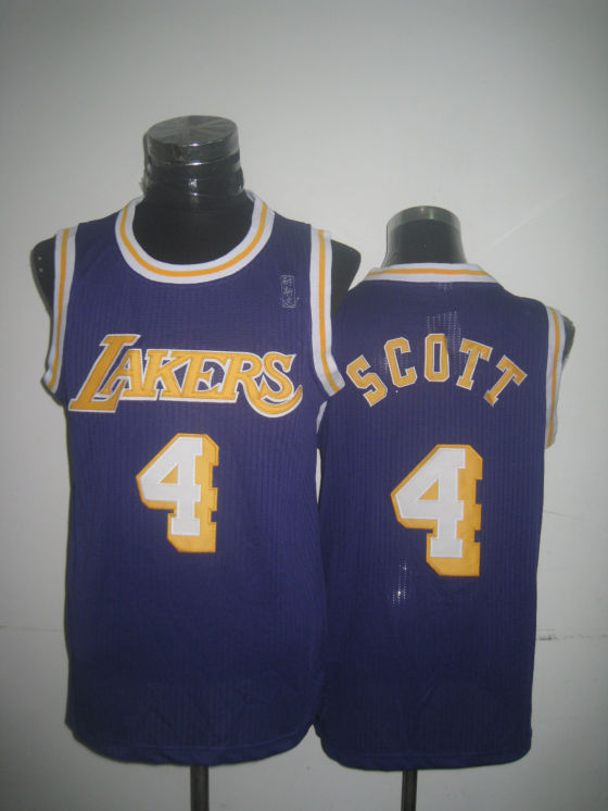 Lakers 4 Scott Purple New Revolution 30 Jerseys