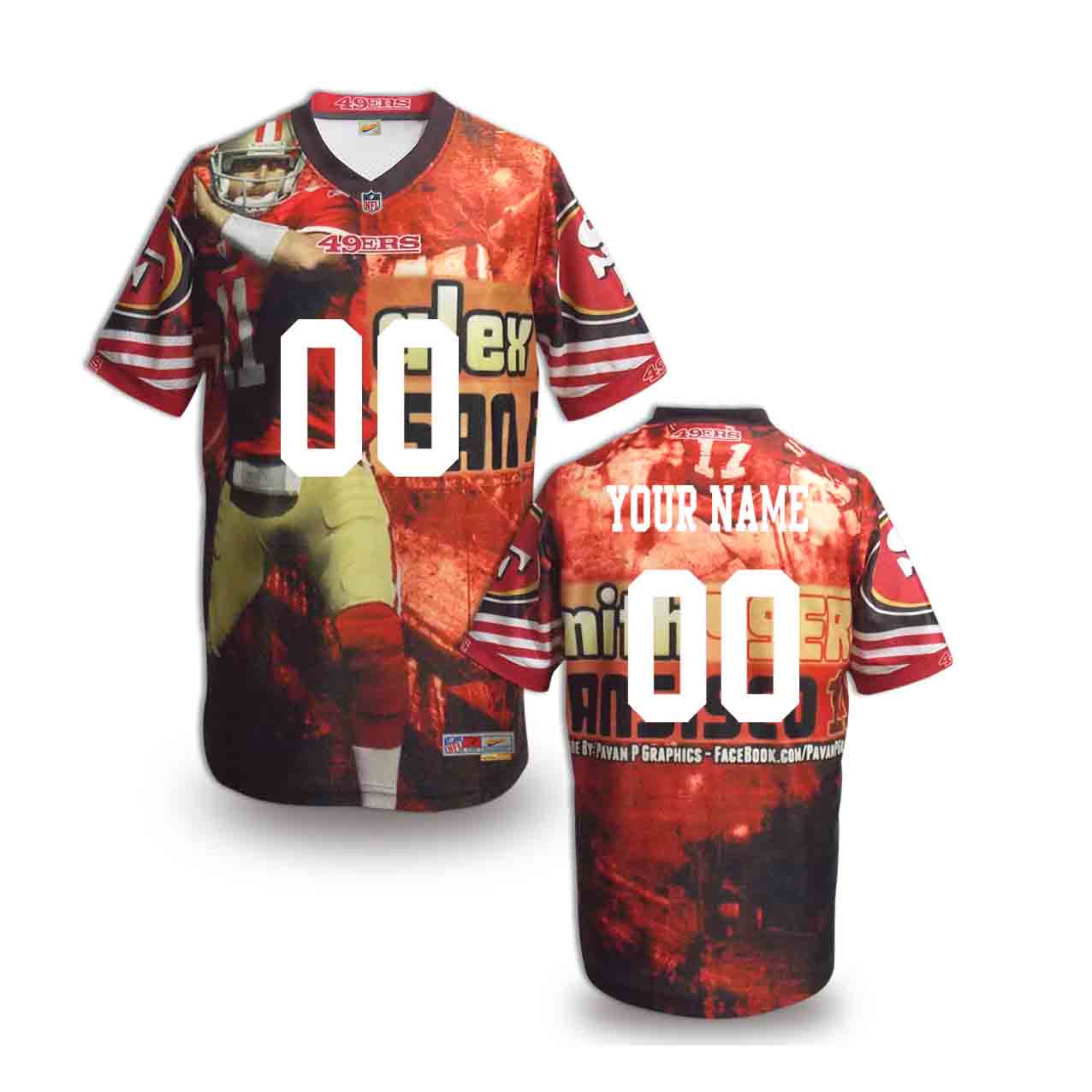 Nike 49ers Customized Fashion Stitched Jerseys09