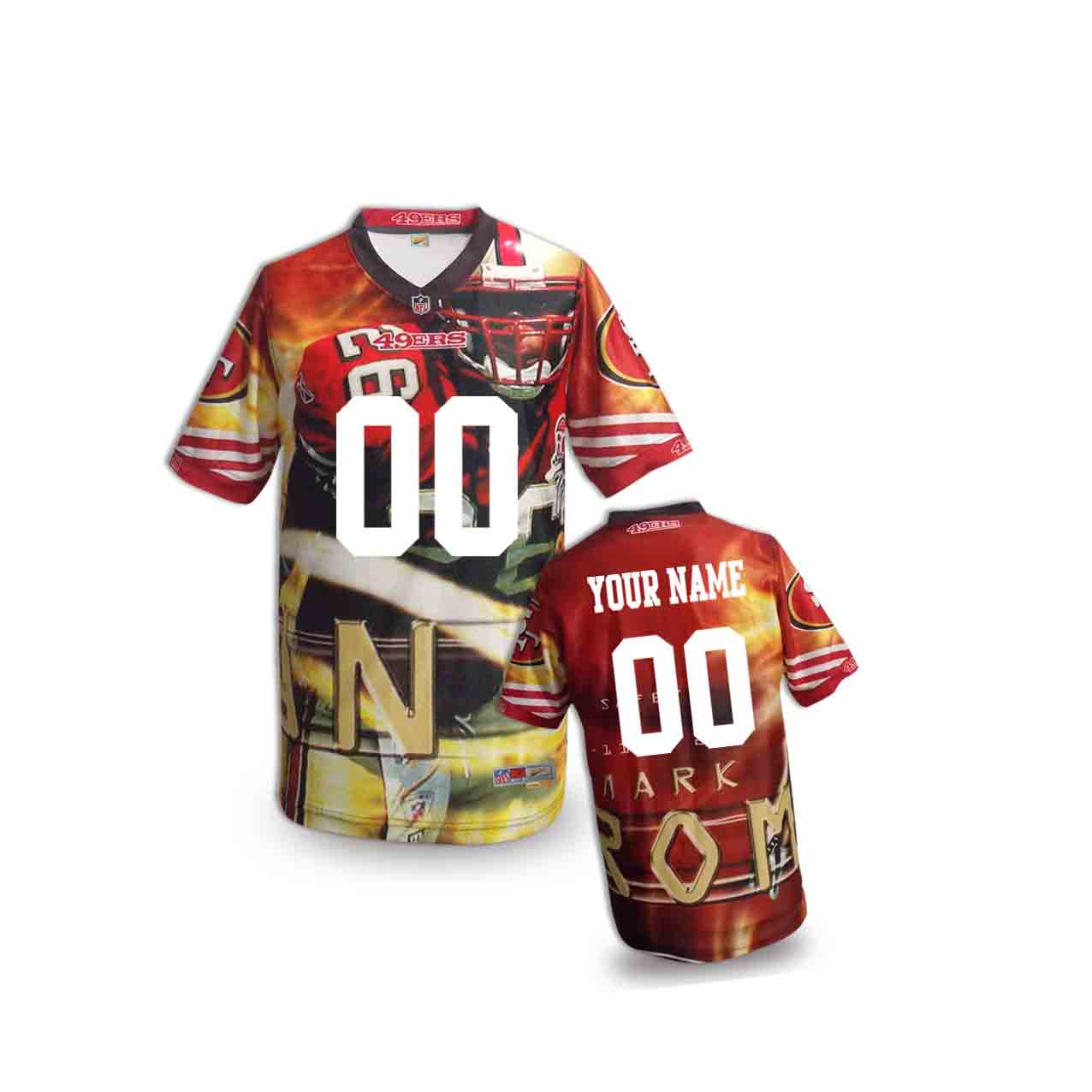Nike 49ers Customized Fashion Stitched Youth Jerseys02