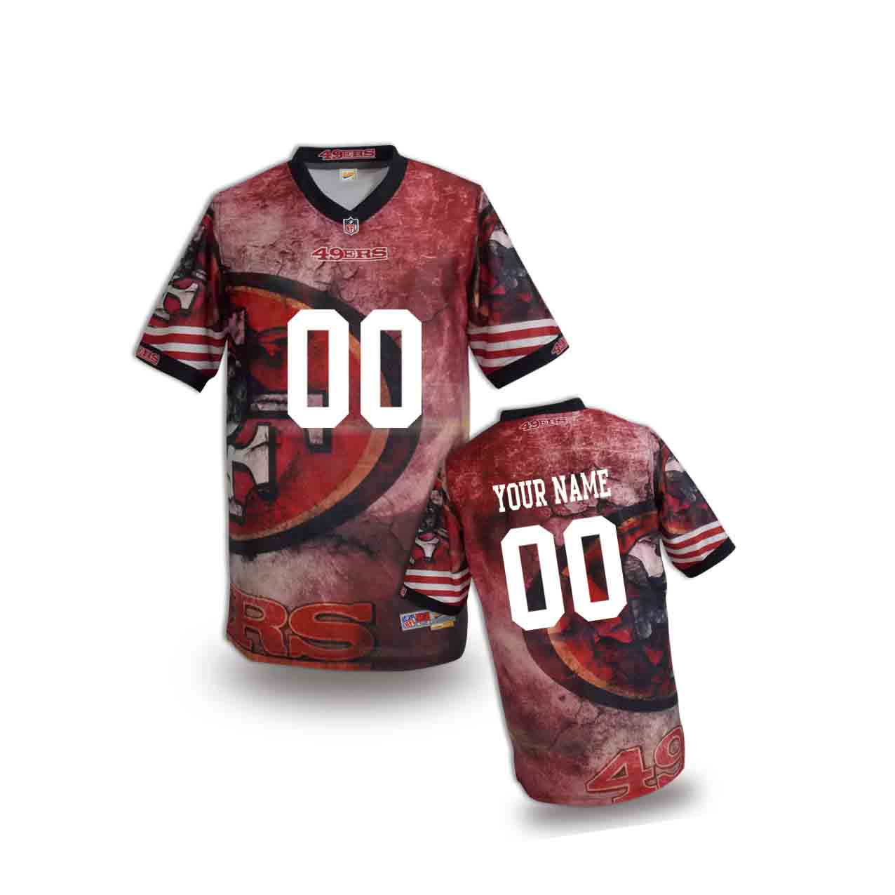 Nike 49ers Customized Fashion Stitched Youth Jerseys05