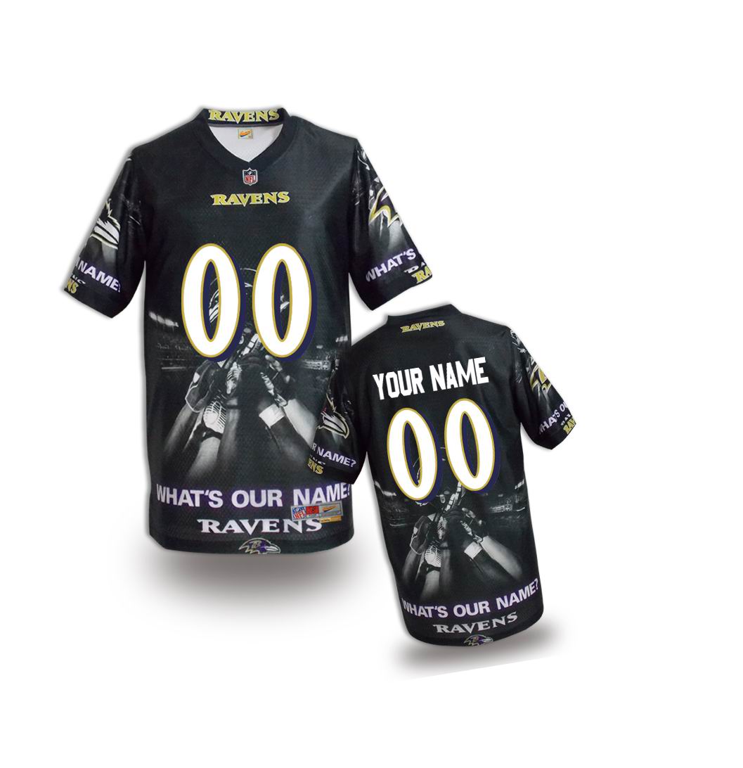 Nike Ravens Customized Fashion Stitched Youth Jerseys02
