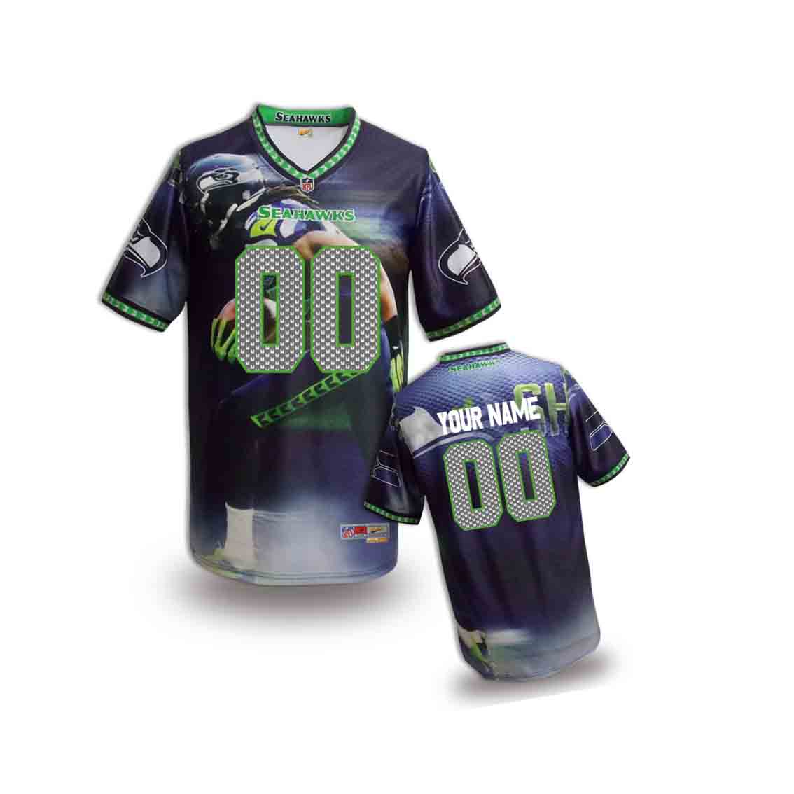Nike Seahawks Customized Fashion Stitched Youth Jerseys10