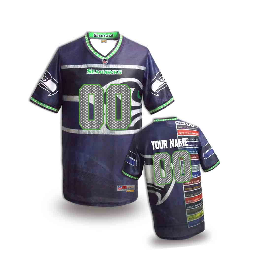 Nike Seahawks Customized Fashion Stitched Youth Jerseys11