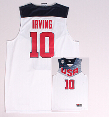 USA 10 Irving White 2014 Jerseys