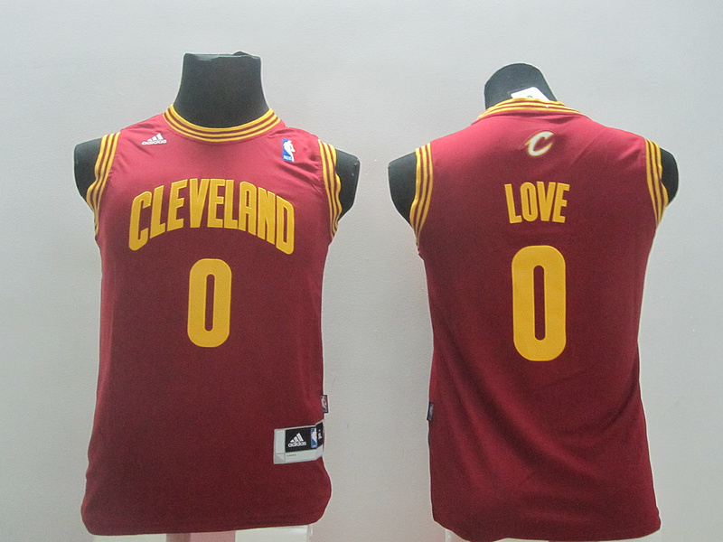 Cavaliers 0 Love Red Revolution 30 Youth Jersey