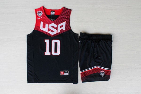 USA Basketball 2014 Dream Team 10 Irving Blue Jerseys(With Shorts)