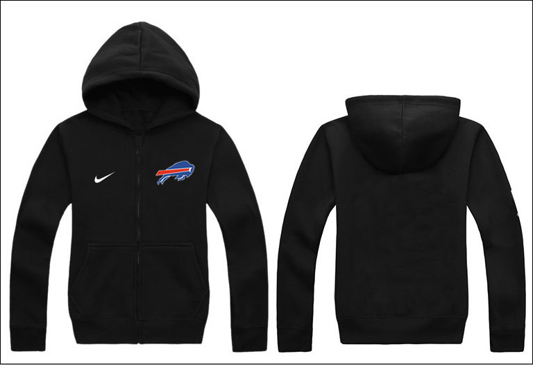 Nike Bills Black Full Zip Hoodie