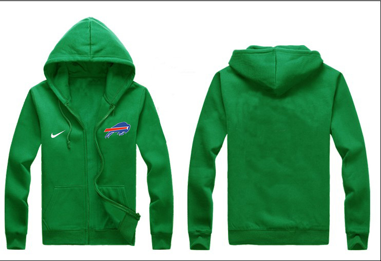 Nike Bills Green Full Zip Hoodie