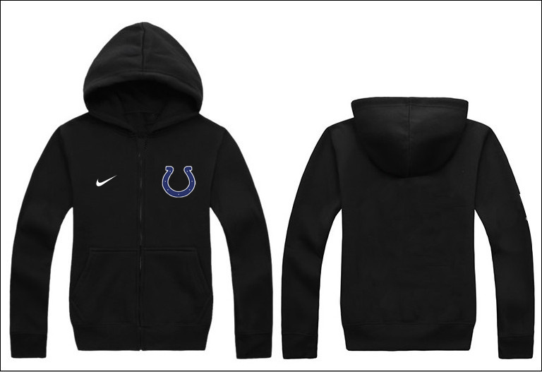 Nike Colts Black Full Zip Hoodie