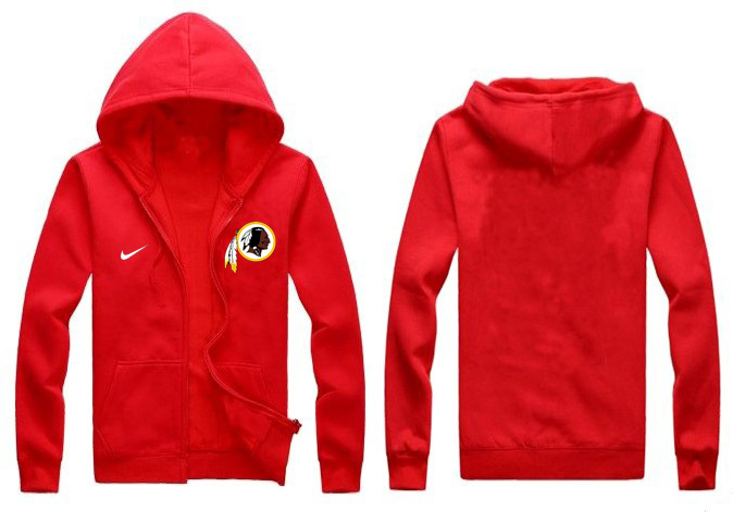 Nike Redskins Red Full Zip Hoodie