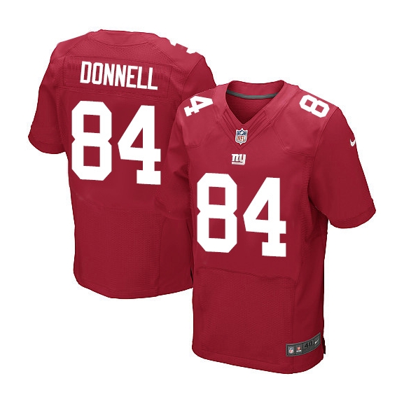Nike Giants 84 Larry Donnell Red Elite Jersey