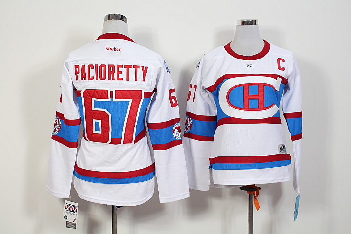 Canadiens 67 Max Pacioretty White Women Reebok Jersey