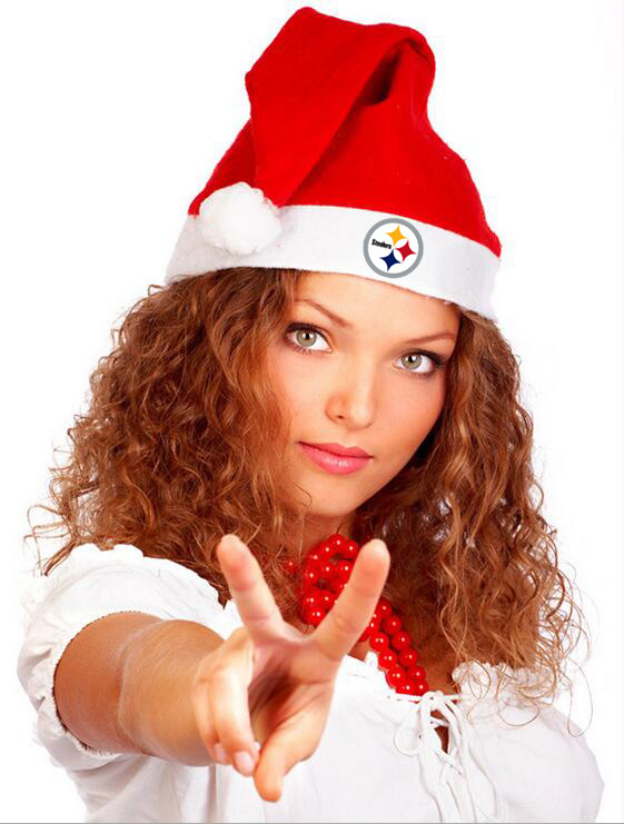 Steelers NFL Logo Santa Hat
