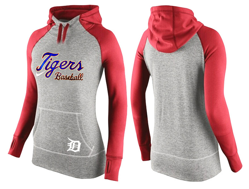 Tigers Grey Pullover Women Hoodie7