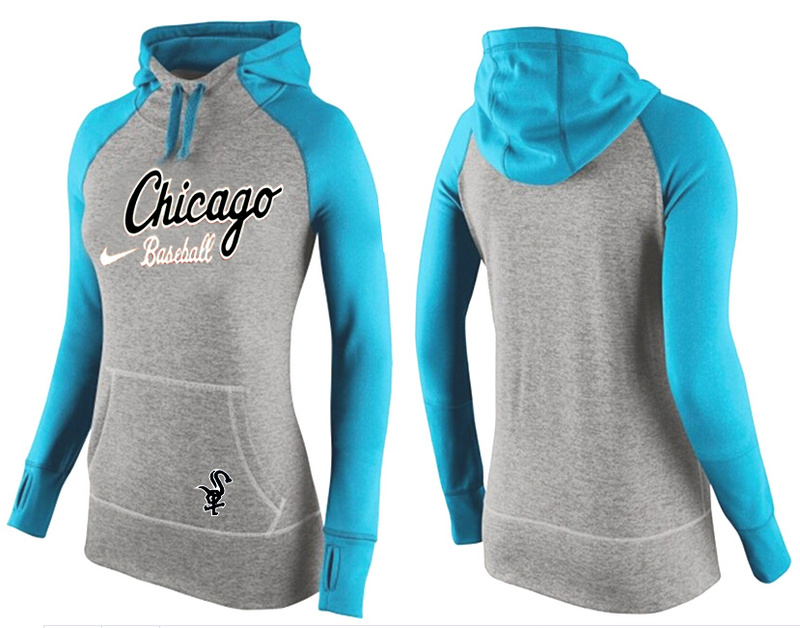 White Sox Grey Pullover Women Hoodie